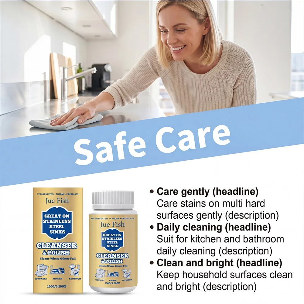 Multipurpose Cleaner Polish Easy Rinse, No Residue Left Behind. Ideal For Bathroom Tile Grout Restoration