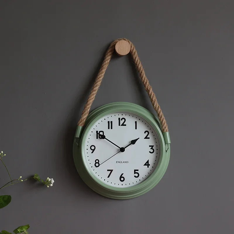 Modern Living Room Wall Clocks Decoration Quartz Retro Nordic Wall Clocks Silent Minimalist Design Home Decor Reloj Pared LLWC