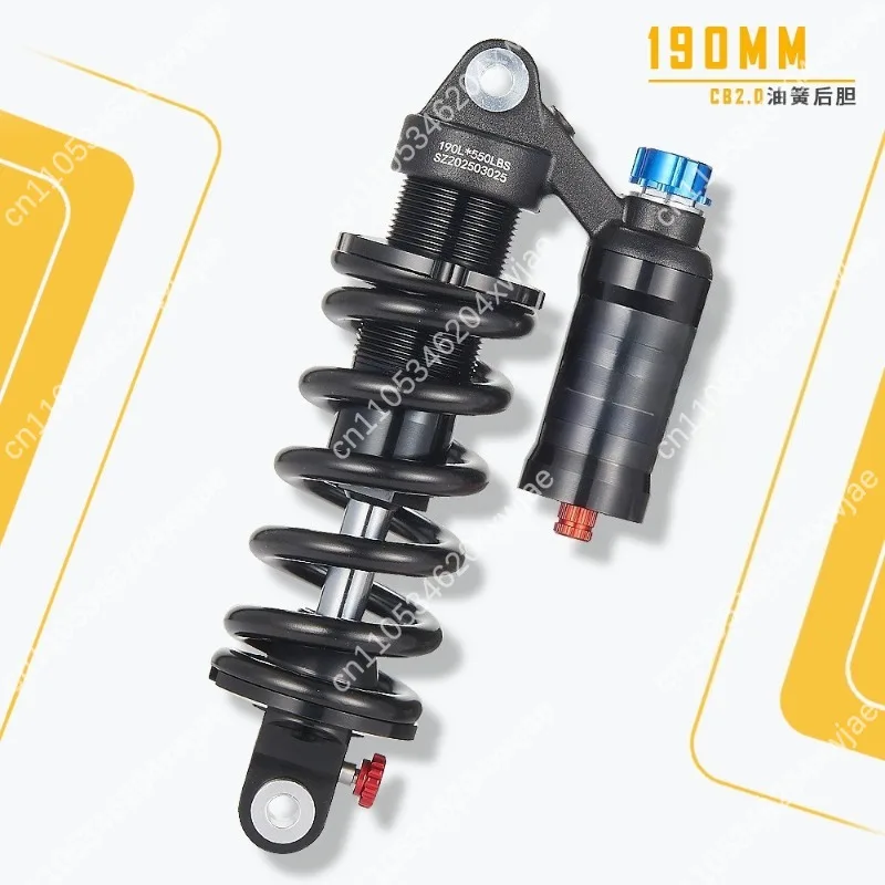 Mountain Bike Rear Shock Coil Spring 190 210 230mm Travel Hydraulic Damper For Softail Frame
