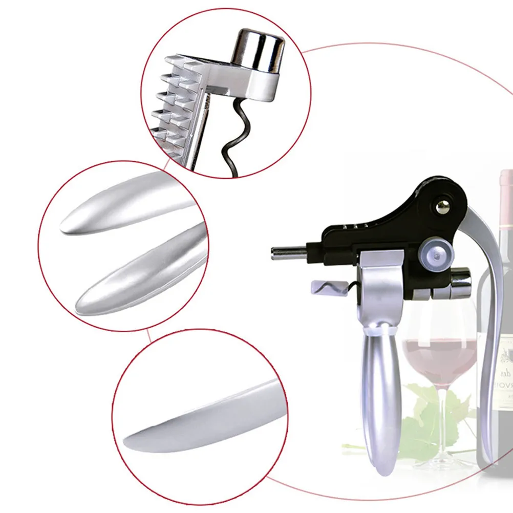 Style Wine Bottle Opener Corkscrew Strong Grip Ergonomic Design Opens Any Cork in Seconds Synthetic
