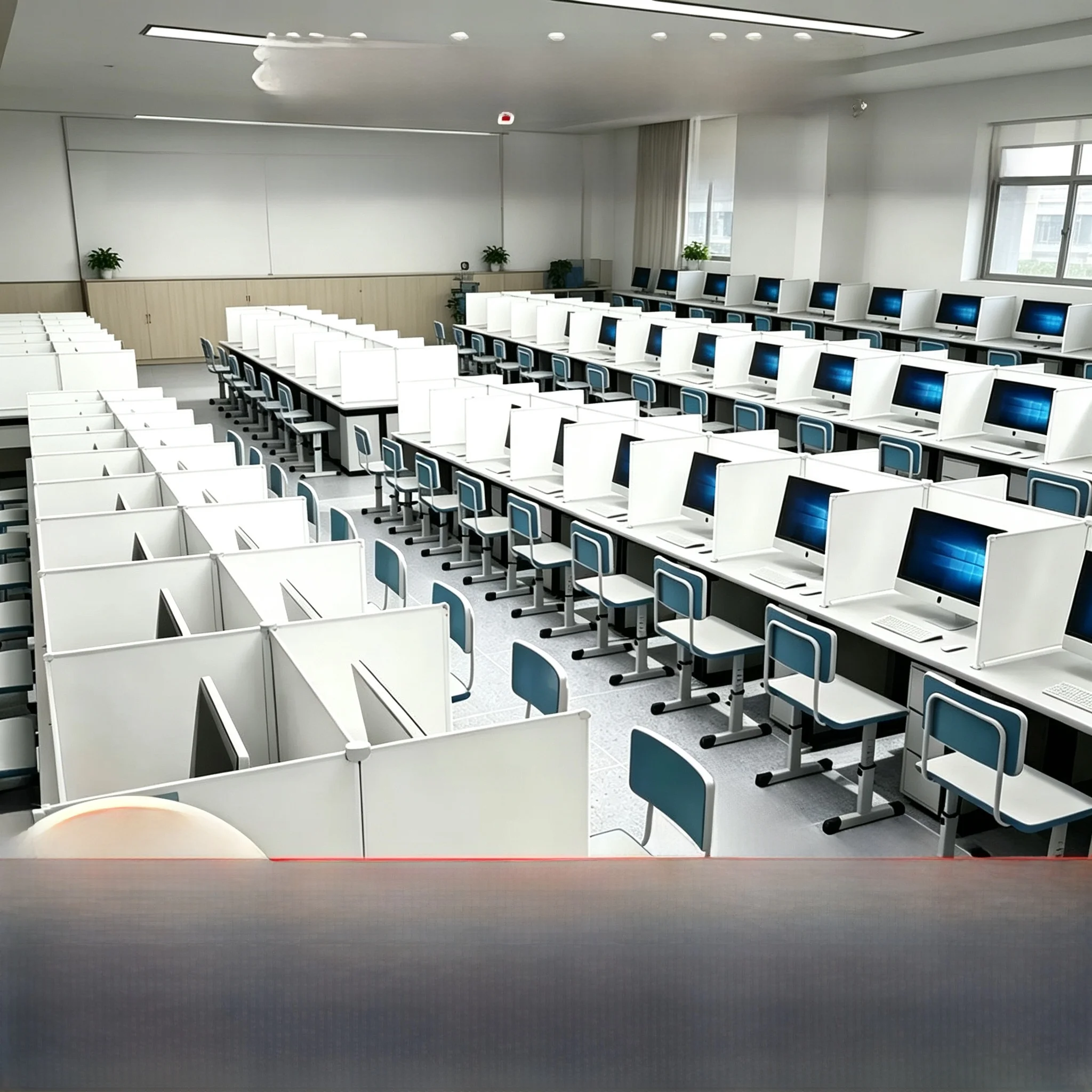 Foldable Computer Desk Partition Screen Wall Office Desk Workstation Partition Privacy Panel Classroom Partition Board