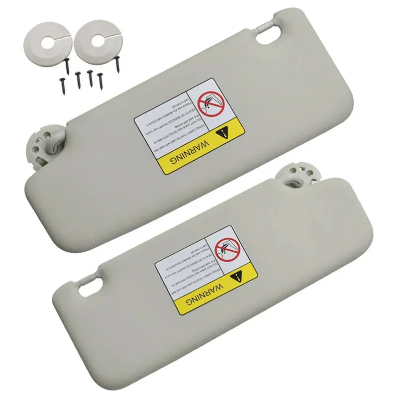 

Portable 1 Pair Sun Visor With Mirror Left&Right Gray For Chevy CRUZE 2011-2016 94579440, 95034253, 95034256, 96072366