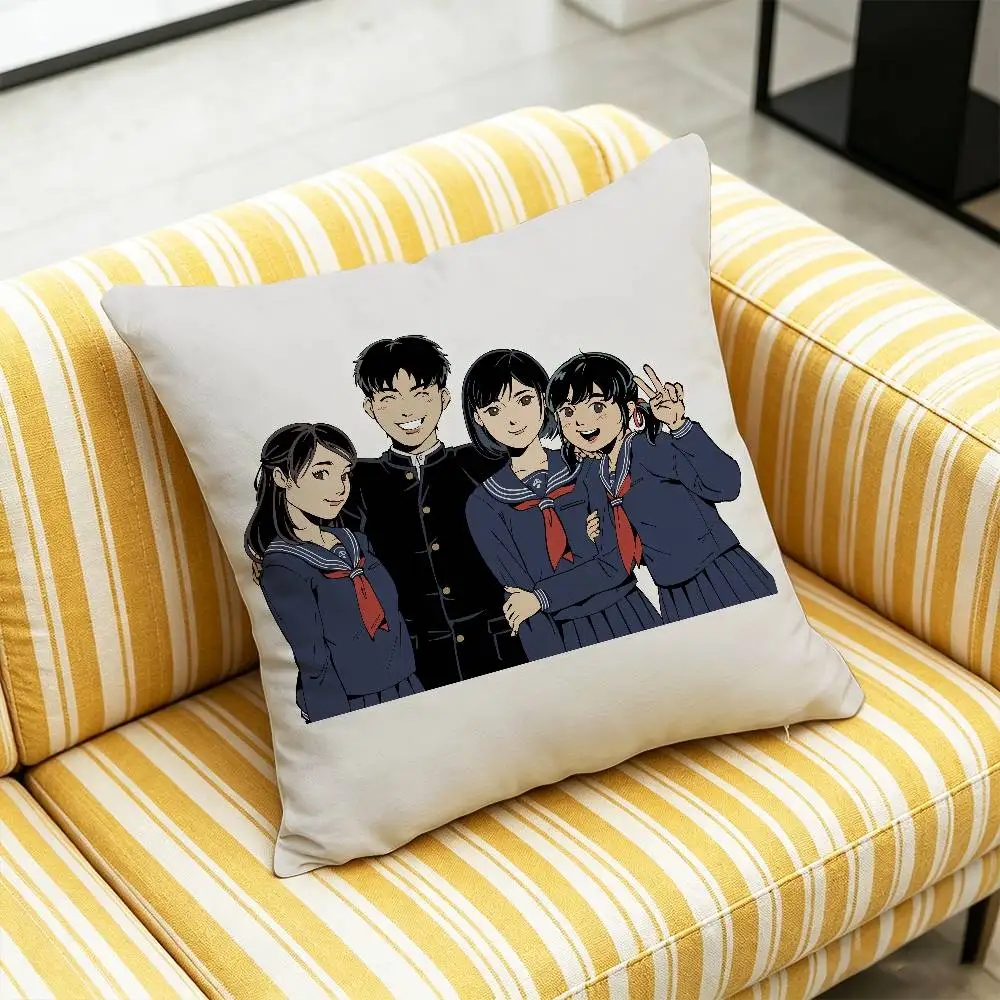 45cm 50cm 30cm 40cm Car Custom Square Pillowcase Pad Cushion Cover For SILENT HILL F Hinako Shimizu Fox Mask Throw Pillow Case