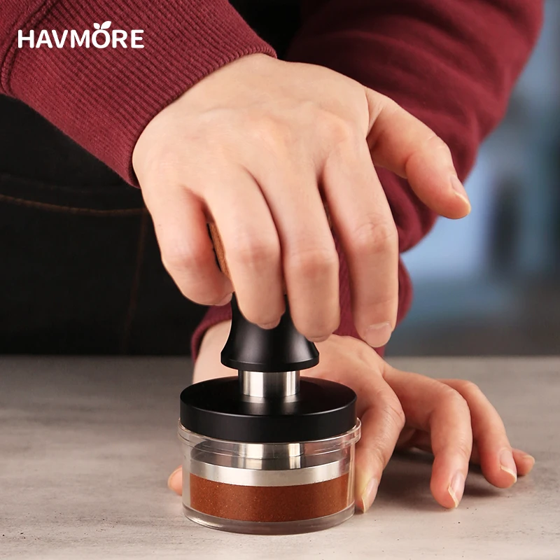 58MM/58.3MM Constant Pressure Coffee Tamper 30lb Espresso Tampers with Calibrated Spring Loaded Professional Barista Tool