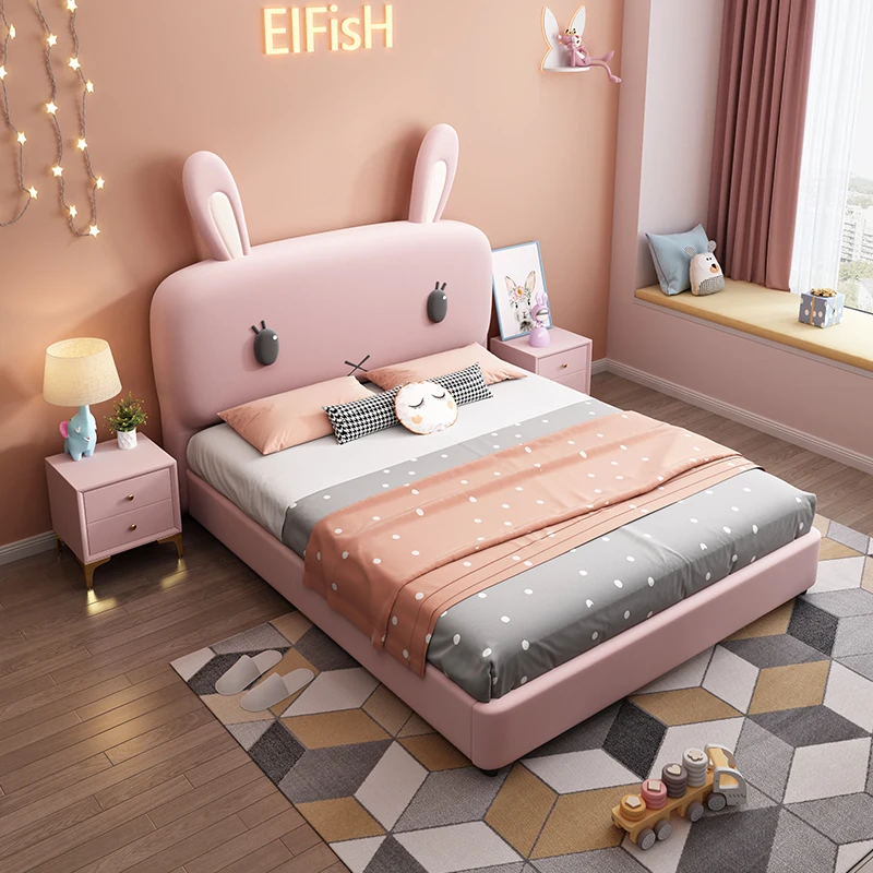 #High Quality Cartoon Deluxe Wooden Bedroom With Cartoon for Children Kids  Beds for Boys and Girls