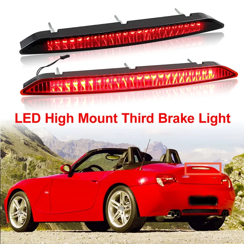 LED Third Brake Light LED Car Rear Tail Third Brake Light Stop Light Lamp For-BMW Z4 E85 2003-2008 63256917378