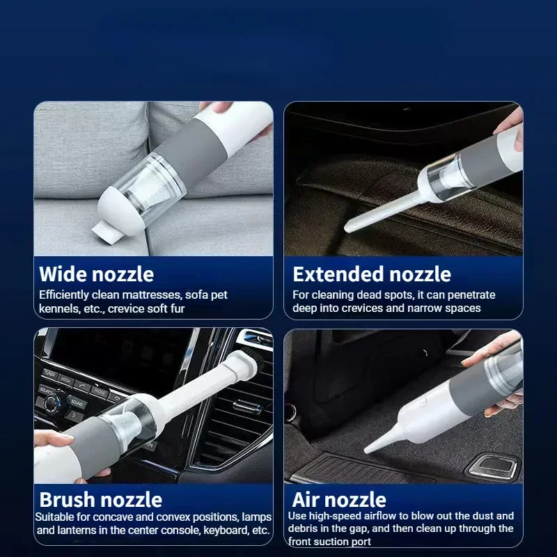 Xiaomi 39800PA 3 in1 Wireless Car Vacuum Cleaner Automobile Vacuum Clean Portable Handheld Mini Dust Catcher For Home Office