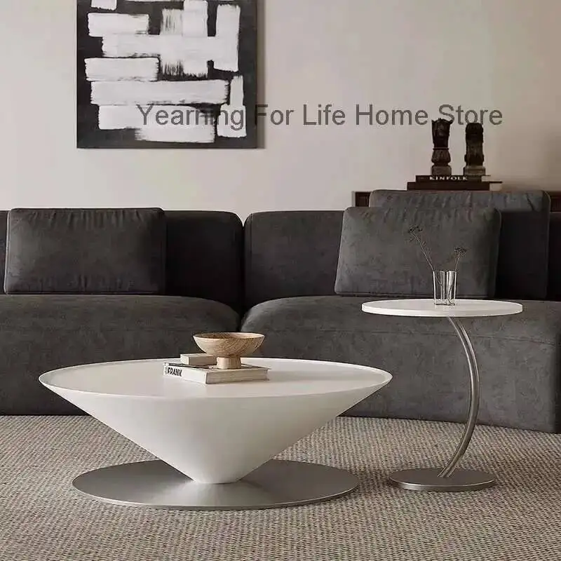 

Luxury Coffee Table Minimalist Round Magazine Glam Unique Coffee Table Modern Simple Table Unique Couch Tisch Unique Furniture