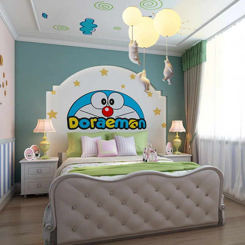 Bedroom Pendant Lights Kid\'s Room Nursery Cartoon Bear Hanging Lamps For Ceiling Living Room Decor Balloon Ceiling Chandelier