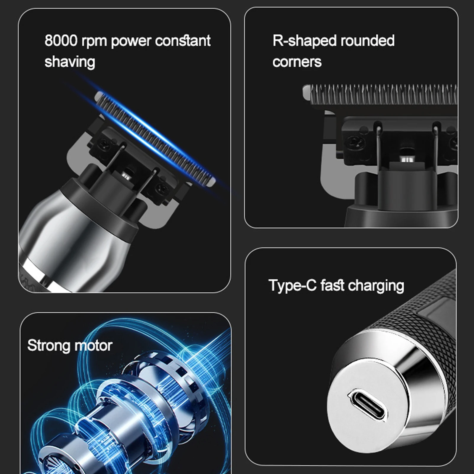 New Electric Hair Clipper Oil Head Carving Hair Trimmer For Men Professional Barber Salon Hair Cutting Machine Shaving Razors