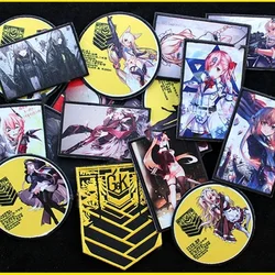 Girls Frontline Patches for Clothing Embroidery Anime Patch Gun Girl Tactical Badges on Backpack Military Hook Loop Armband