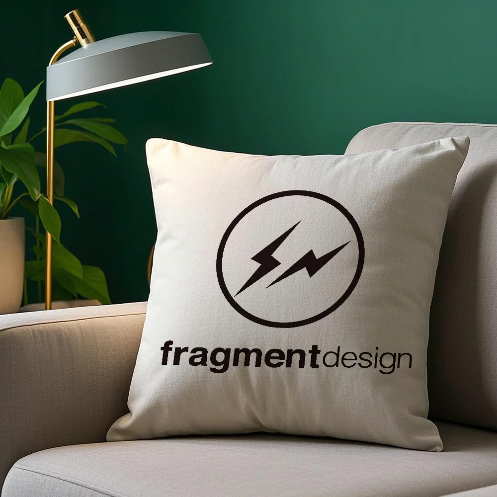 Lightning F-Fragment D-Design Pillow Case Plush Fabric Soft Double Sided Print Sofa Cushion Cover Throw Pillow Covers