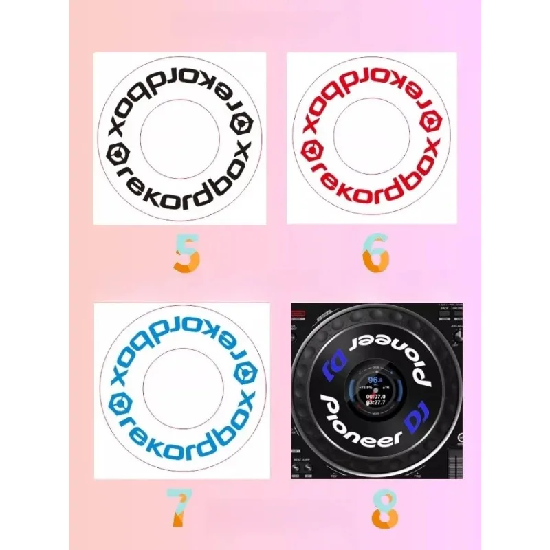 For Pioneer DDJSR2 SX2 Turntable Sticker 800 Transparent rekordbox Protective Film Sticker Medium SX