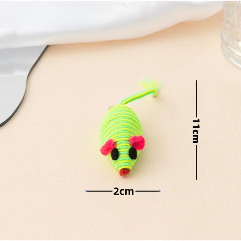 3Pcs Pet Cat Toy Color Winding Mouse Cat Toy Pet Supplies Cat Interactive Chew Toy Pet Accessories игрушка для кошек