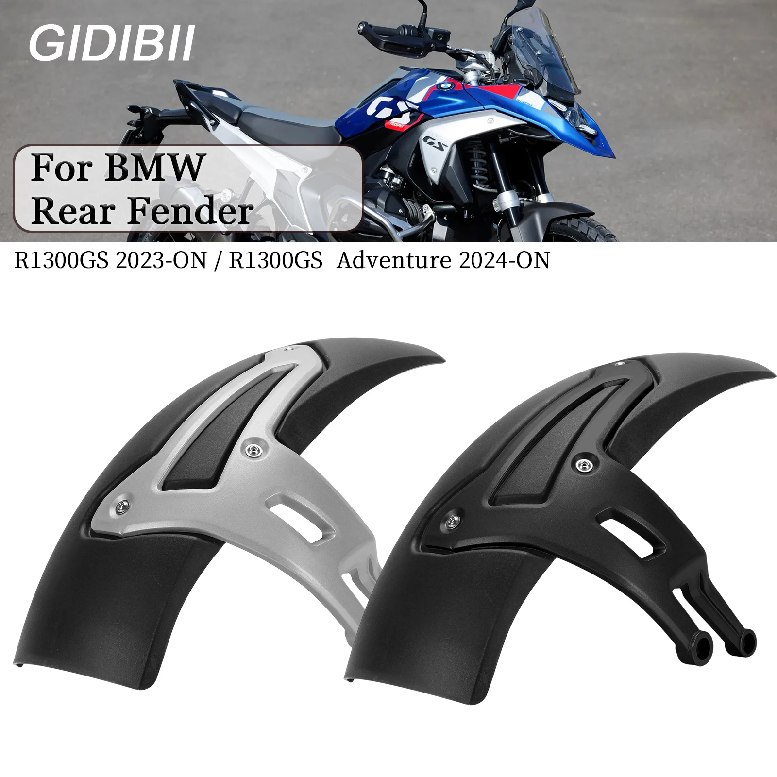 

1 Set Motorcycle Rear Hugger Fender For BMW R1300GS R1300GS ADV R 1300 GS Adventure 2024-ON Tire Splash Mudguard Rear Fender