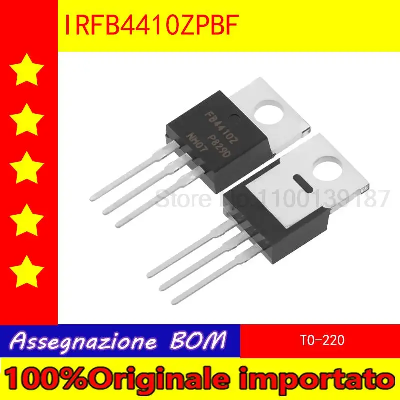 10pcs/lot   IRFB4410ZPBF  FB4410Z  IRFB4410Z TO-220 power MOS tube 97A 100V