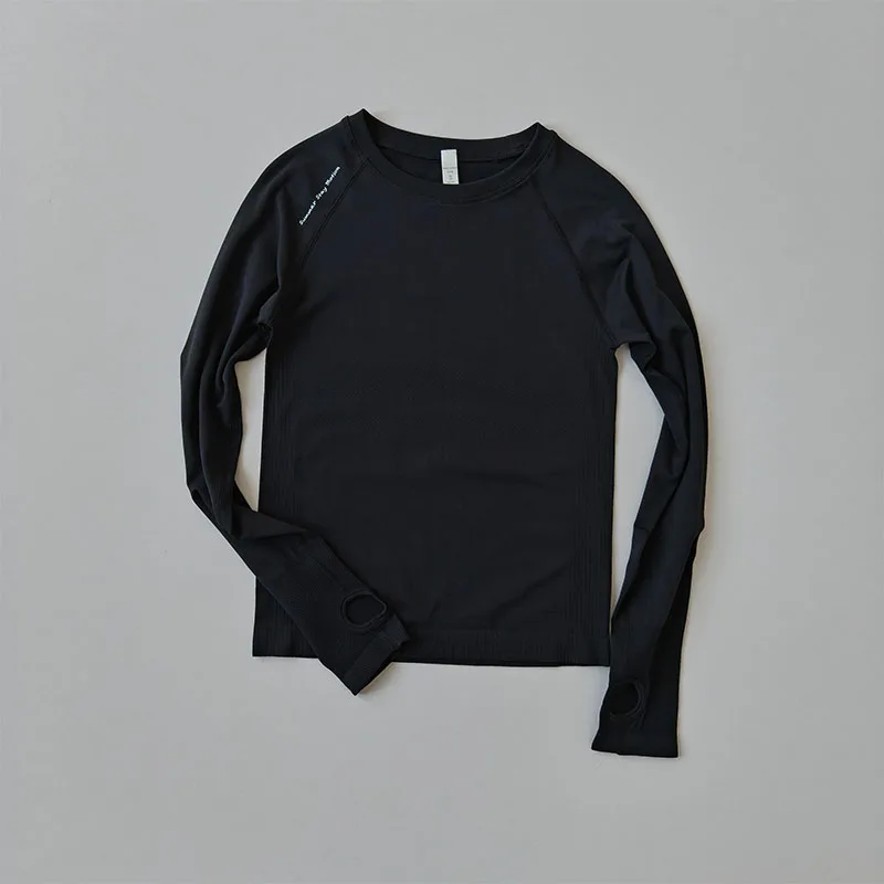 Damen Outdoor-Sportshirt Yoga-Bekleidung Fitness-T-Shirt Lauf-Workout-Oberteil T-Shirt Damen-Sportbekleidung Trainingskleidung Fitnessstudio-Kleidung – Detail 9