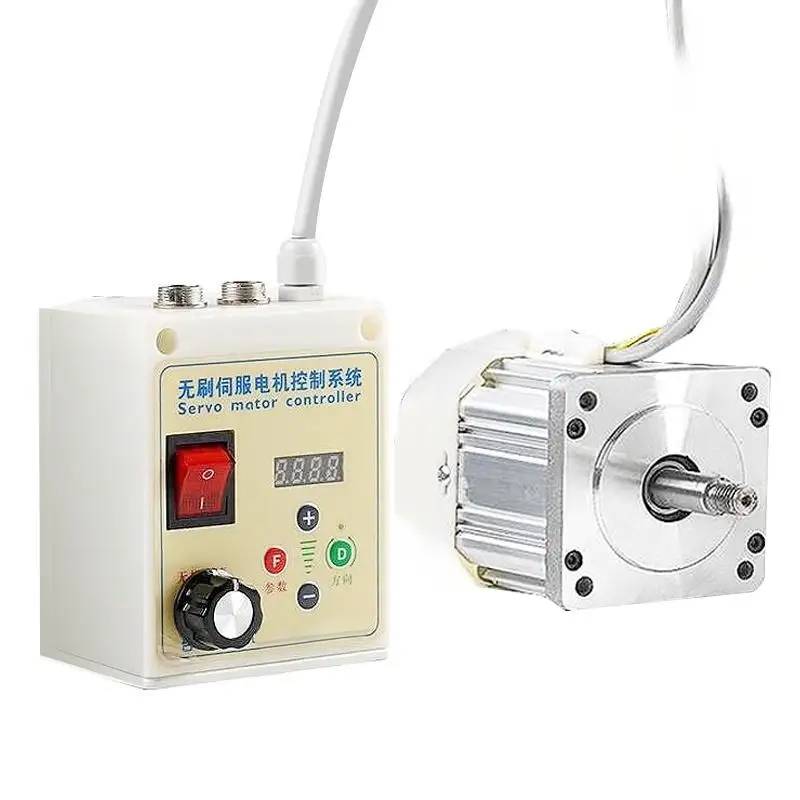 Brushless Servo Motor Control Set 550W 750W 1100W 2200W 220V 110V Knob Speed Adjustment Belt Sander Woodworking Machinery Lathe