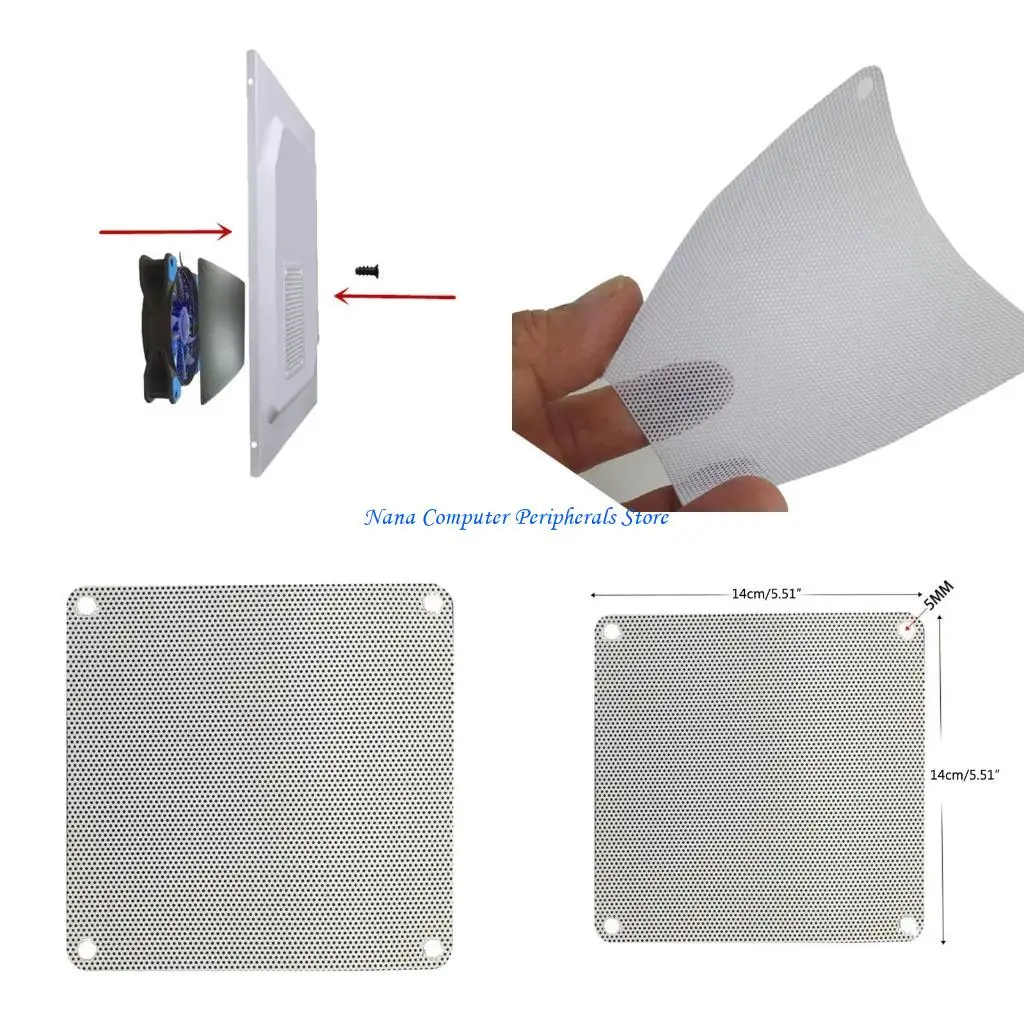 

F68C 8 см/9 см/12 см/14 см магнитная рамка пылевой фильтр пылезащитная сетка из ПВХ сетка защитная крышка