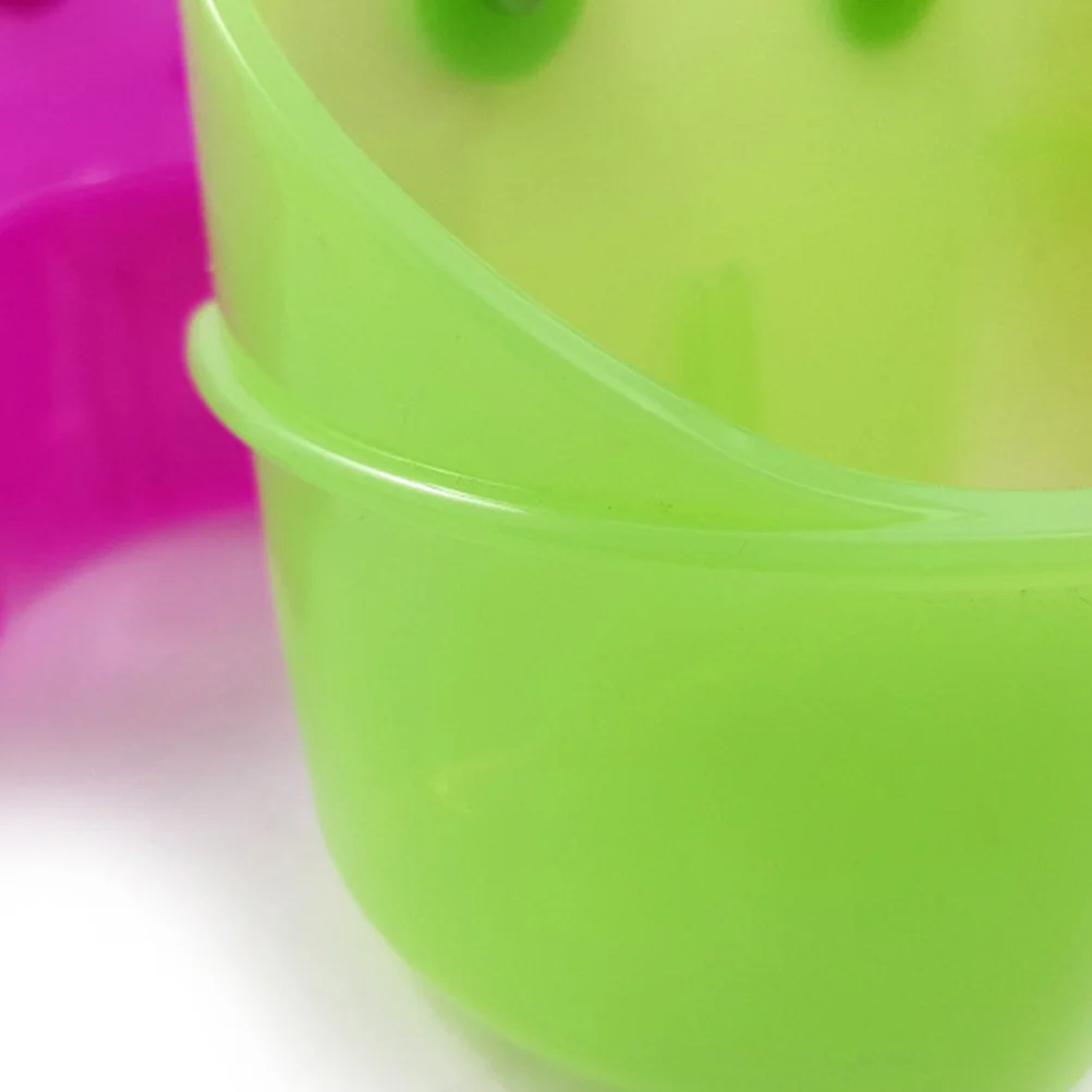 

Plastic Parrot Feeding Bowl Creative Design Bird Food Water Dish Cage Attachment Easy Cleaning Decorative Small Bird Feeder