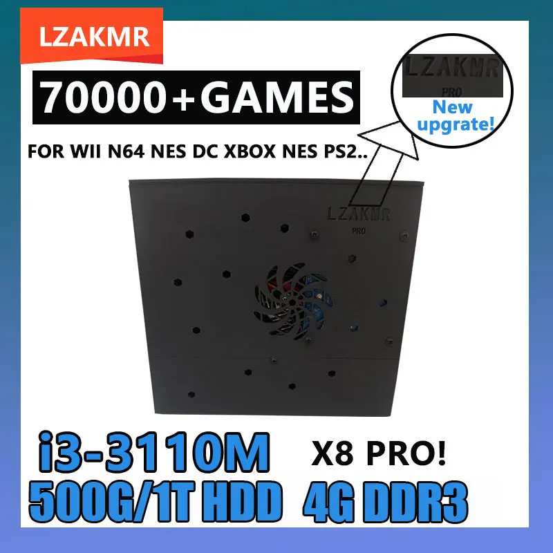 

Plug-and-Play NEW Retro Gaming Device 70000+ Games for Wii PS2 DC PSP GAMECUBE 1T Loaded X8 Pro Console Windows 11