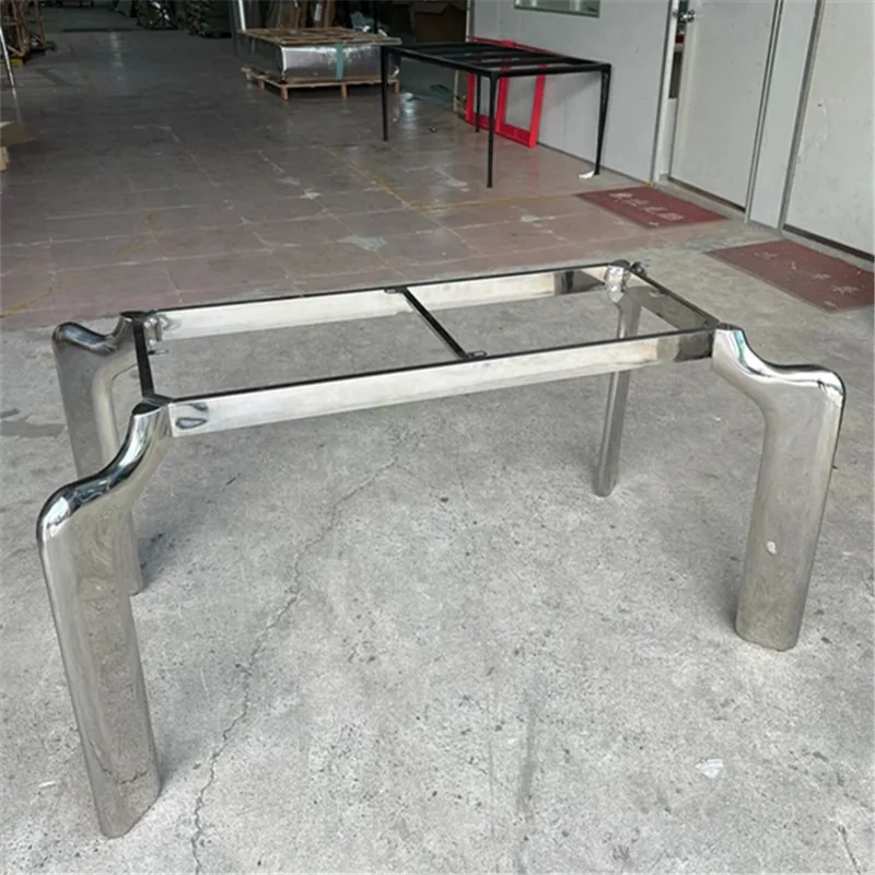 Elephant leg Stainless steel dining table bracket Rock slab Marble Luxury stone dining table Four feet Base Table feet Household