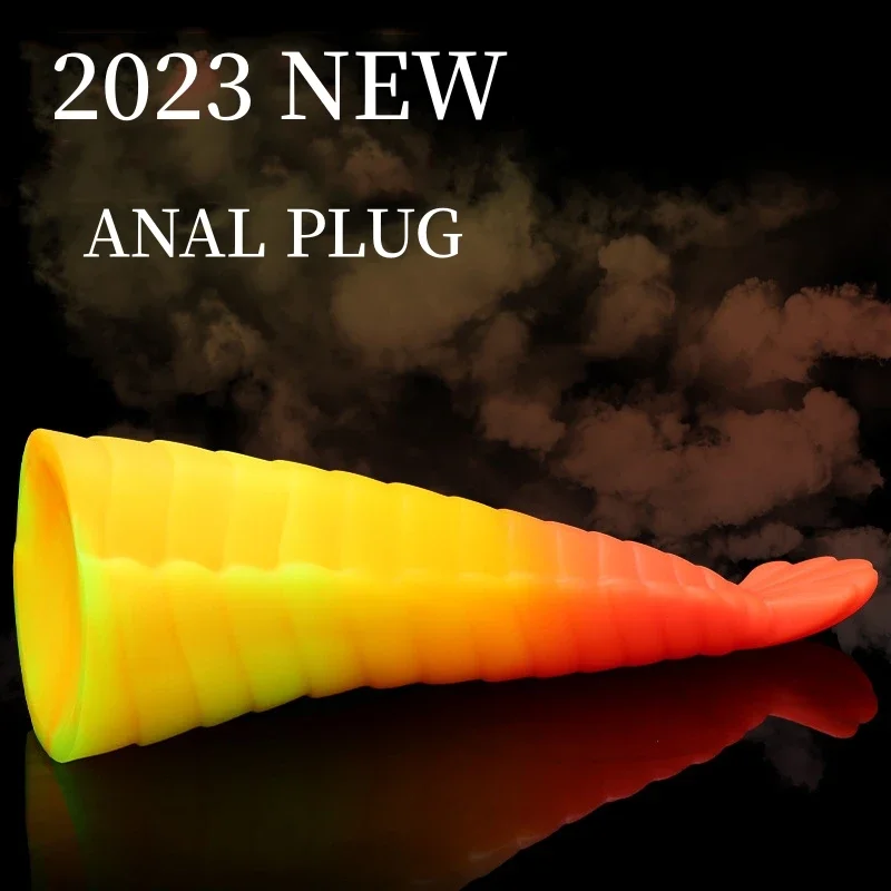 2023 New Mixed Colours Silicone Soft Anal Plugs Adult Erotic Products Anus Expander Male and Female Masturbation Sex Toys 18+