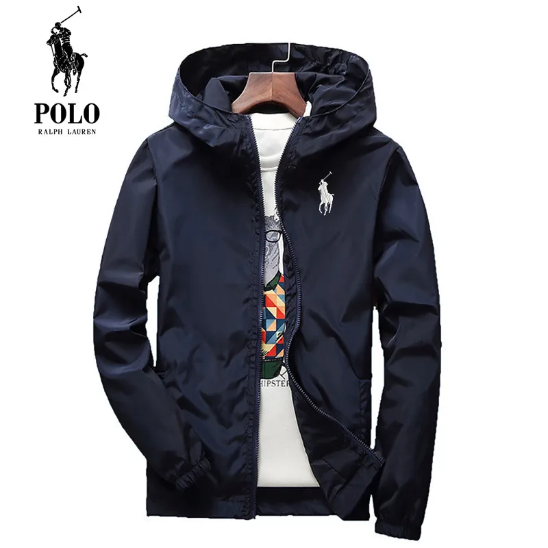 Летняя водонепроницаемая походная куртка Polo Ralph Lauren, мужская куртка для рыбалки, с капюшоном, тренажерный зал, спорт, куртка для бега, уличная, защита от солнца Летняя водонепроницаемая походная куртка Polo Ralph Lauren, мужская куртка для рыбалки, с капюшоном, тренажерный зал, спорт, куртка для бега, уличная, защита от солнца