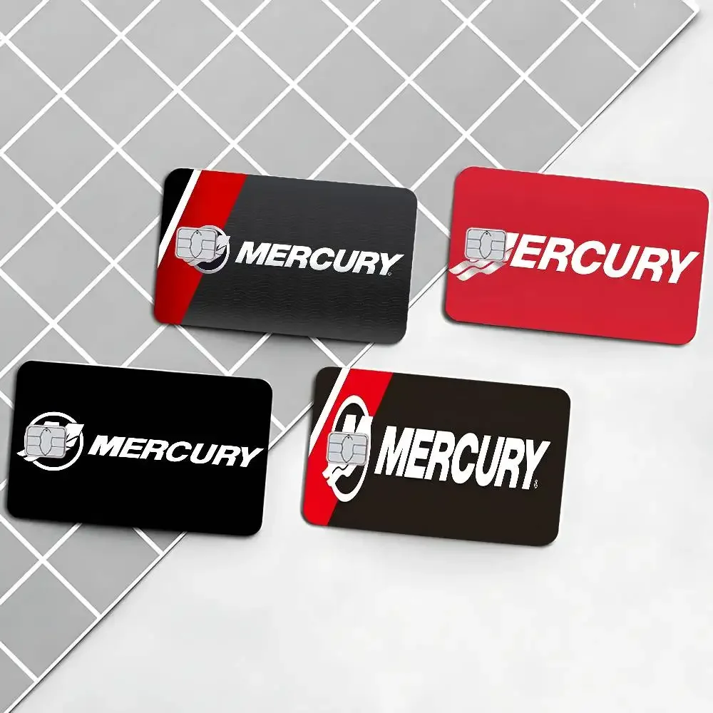 M-Mercury Racing Anime Front Cover Film Sticker Skin for Credit Debit Card Small Large Chip