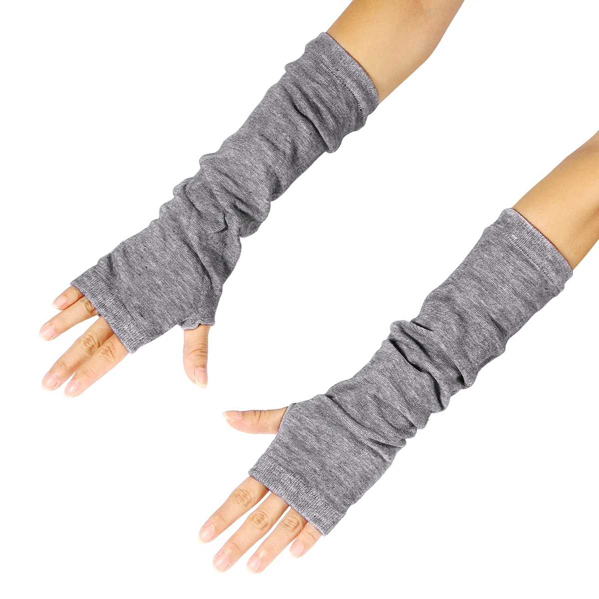 

Fingerless Gloves Warm Knitted Fingerless Gloves Winter Arm Sleeves Mesh Mittens for Men H Holding Winter Accessories