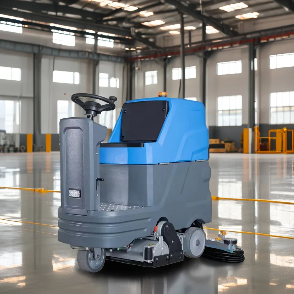 Factory direct sale of a Ride-on Floor Sweeper and scrubber Industrial Cleaning Equipment