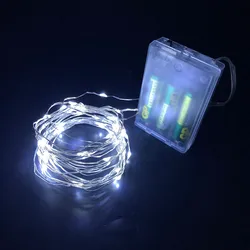 5m fio de cobre led string luzes guirlanda luz da corda de fadas para o feriado natal festa de casamento jardim luzes do pátio decoração