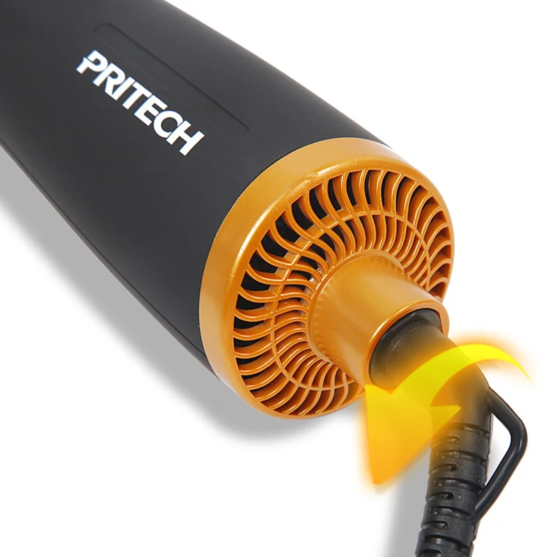 Xiaomi Youpin Pritech-Rizador eléctrico giratorio de viento caliente, Rollo recto de dos usos, secador de pelo esponjoso, 900W