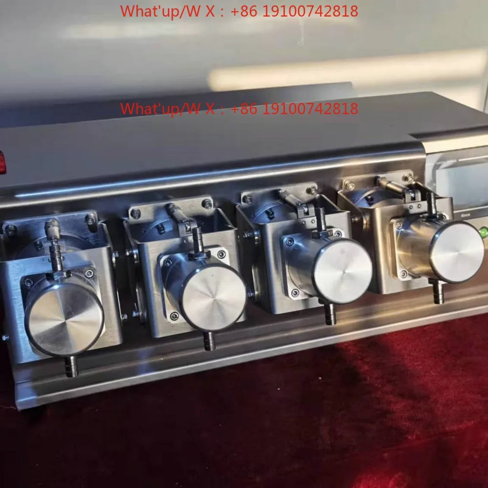 Electric chemical ceramic metering pump, multi-head adjustable valveless plunger pump