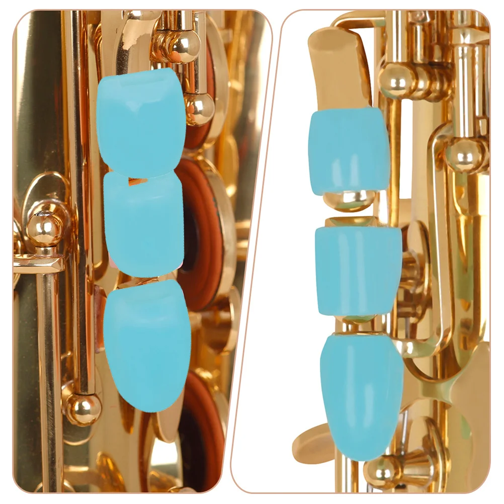

6pcs Silicone Sax Side Key Pads Heightening Risers For Saxophone Protection Wind Instruments Accessories Replacement Parts