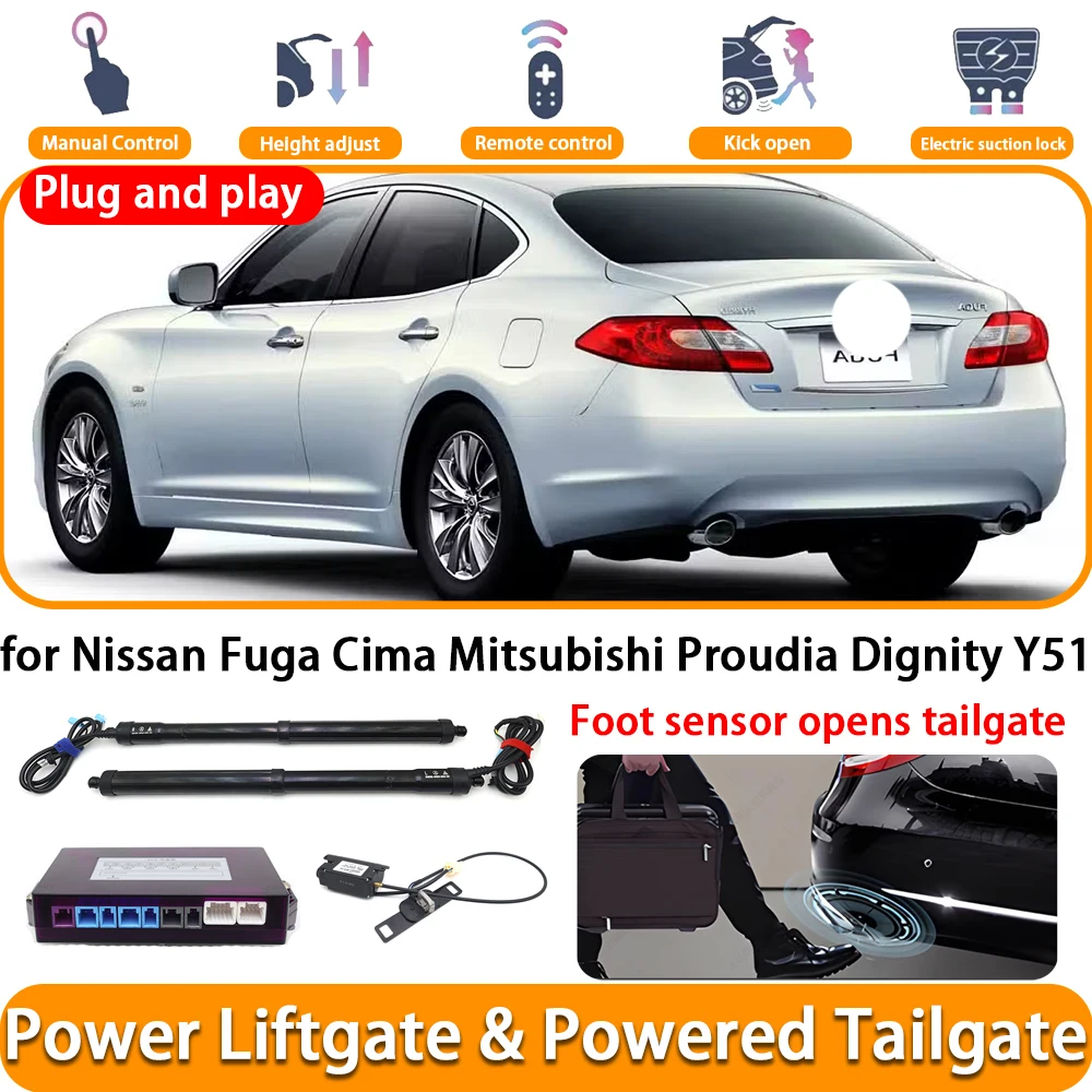 for Nissan Fuga Cima Mitsubishi Proudia Dignity Y51 OEM Electric Automatic Powered Tailgate Power Liftgate System Trunk Lift Kit