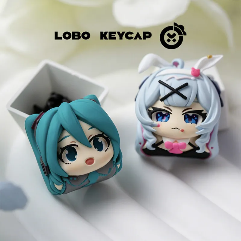 hatsune-miku-versao-rabbit-hole-serie-de-keycaps-anime-keycap-personalizado-em-resina-para-teclado-mecanico-decoracao-otaku-presente-surpresa