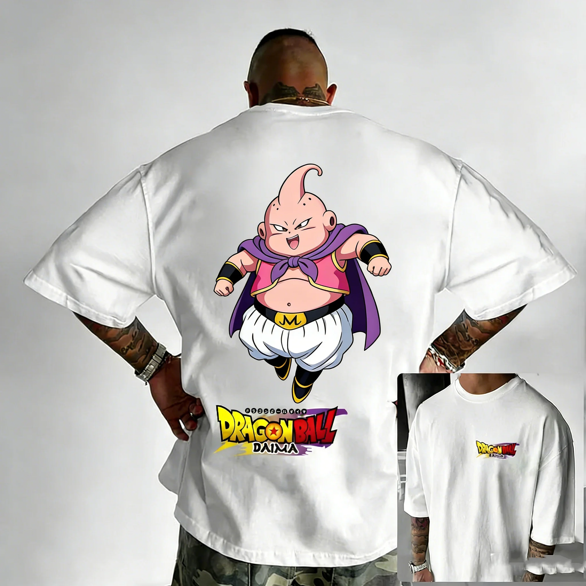 

Dragon Ball Summer T-shirt Japanese Anime Master 2000s Style Rei Kagubo Style Children's Style and Parents Short Sleeve Shirt