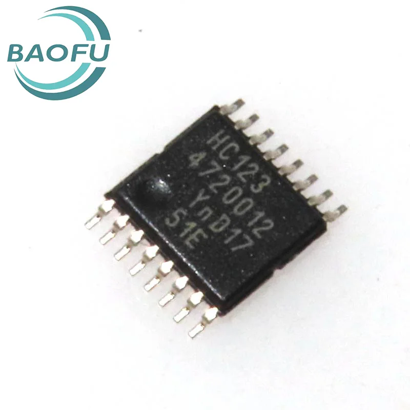 Newly imported original 74HC123PW TSSOP16 dual triggered single stable multi harmonic oscillator