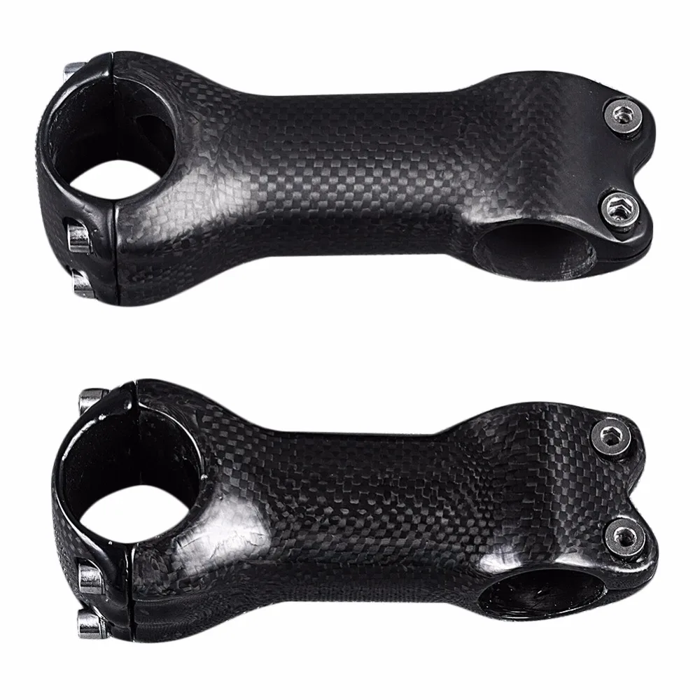 FCFB  Full 3K Carbon Fibre Bicycle Stem Cycling Parts 31.8mm For Mountain/Road Bike 70/80/90/100/110/120/130mm Matte Gloss EC90