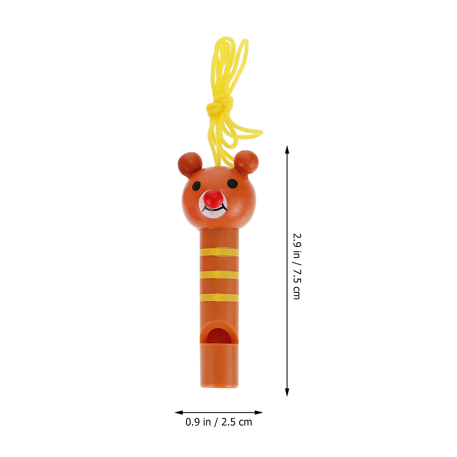 

5pcs Animal Whistle Toys Wooden Lightweight Musical Instrument for Kids Baby Creative Gift Party Favor Animal Call Toy