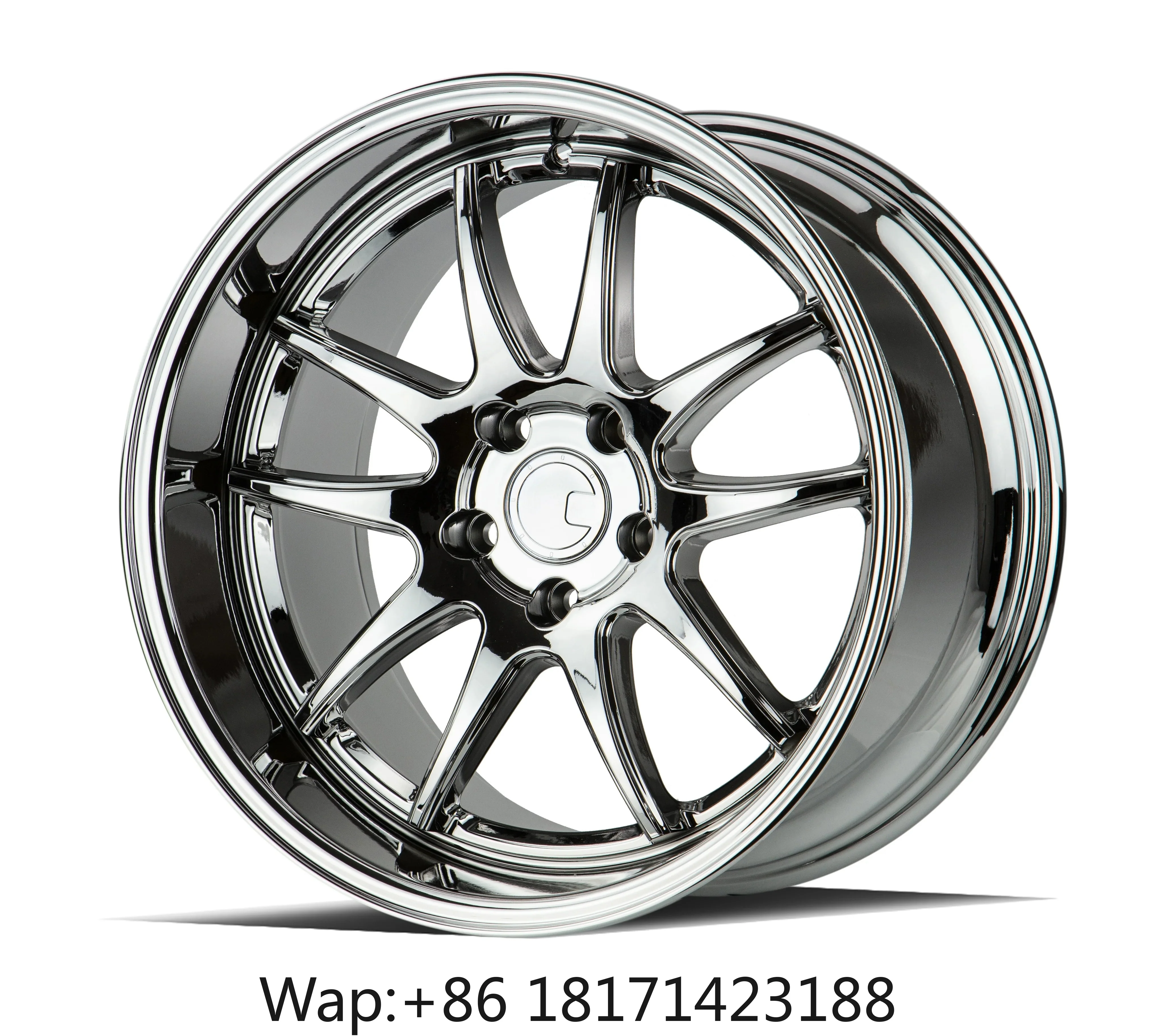 【Hot】High‑Quality Multi‑Spoke Deep Dish Alloy Wheel with Polished Lip Retro Style Custom Rim for Passenger Cars & Tuning Project