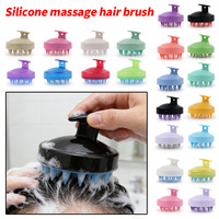 Soft Silicone Scalp Massager for Sensitive Scalp Shower Hair Care Brush Travel-Friendly