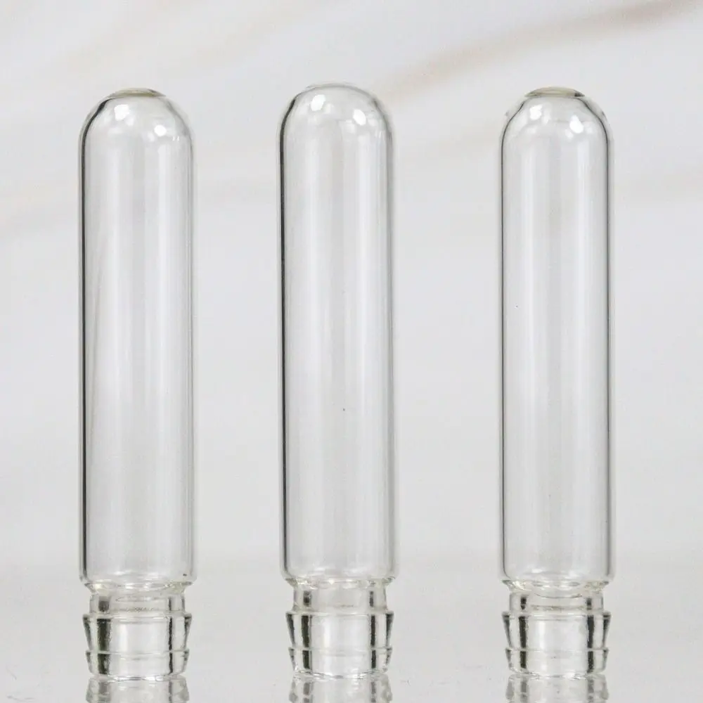 Lotion Cosmetic Liquid Container Sample Vial with Cap Round Bottom Bottle Mini Refillable Bottle Glass Test Tube Perfume Bottle