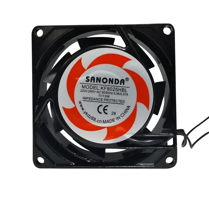 8025 AC Fan Distribution Box Cooling Fan for 220V Double Ball Oil Fan Wholesale 8cm Long Life