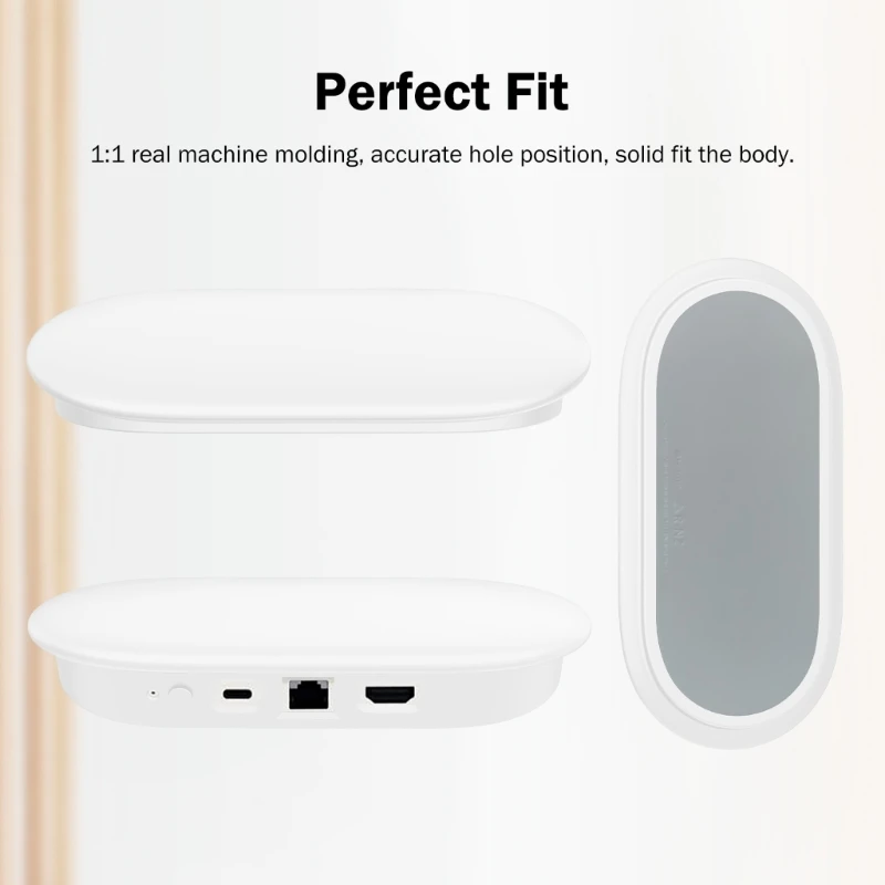 Diseño funda silicona duradera para (4K) 2024 Host Fácil instalación Funda para montaje en pared Ajuste