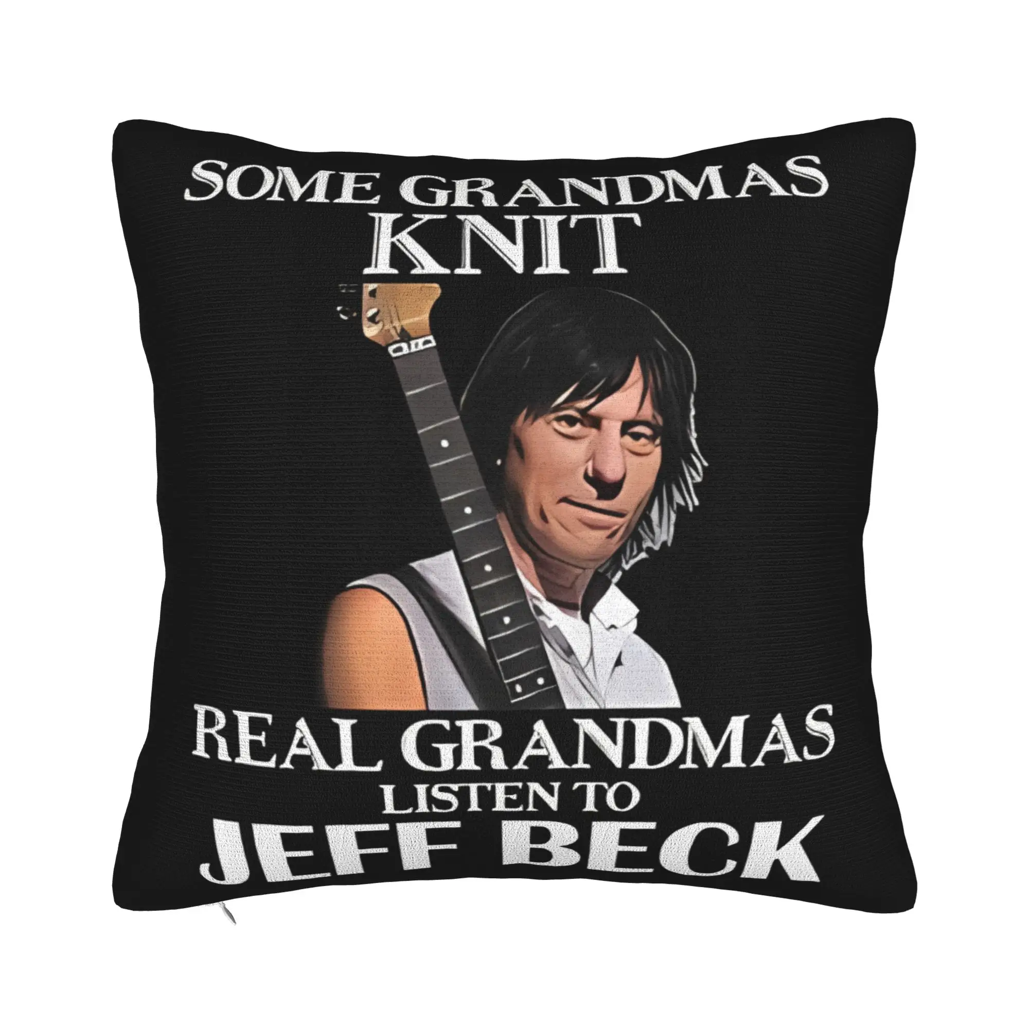 The Mayans' Lost Guide To Jeff Beck  Style Winter Holiday Farmhouse Home Deco Jeff Beck Pillow Cover Soft Durable