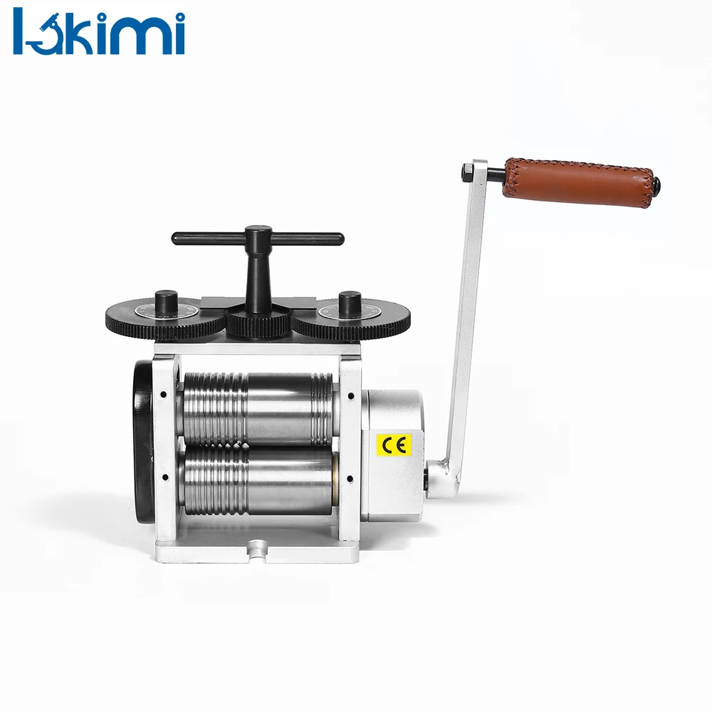 

Jewelry Craft Silver Rolling Mill Machine 130MM Flat Metal Engraver Tool Ring Making Goldsmith Engraving Gold Silver LA-RM02C