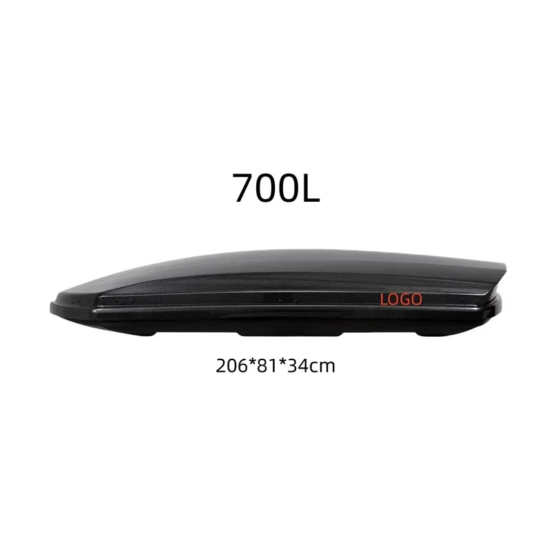 700L Large Capacity Car Roof Box Waterproof Hard Shell Luggage Carrier for SUV Long Distance Travel Storage Solution