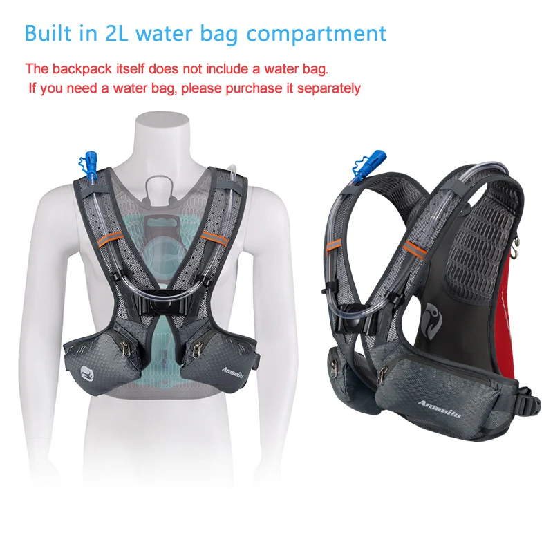Jumping Off Road Water Bag Accessories Straw Water Bag Phone Bag Waterproof Bag Sports Lightweight Hydration Pack for Running